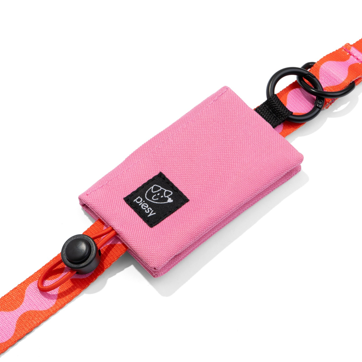 PIESY 🐕 Etui na woreczki różowe