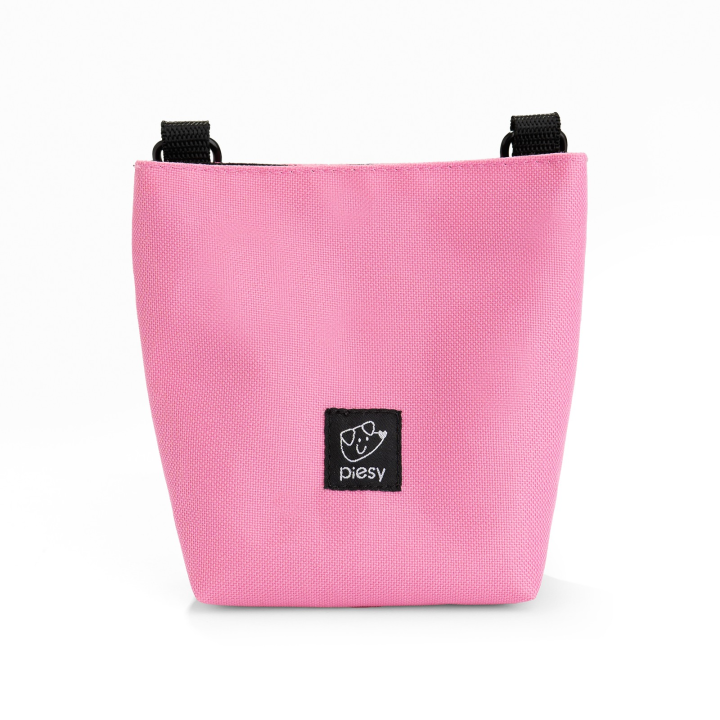 PIESY 🐕 Saszetka na smaczki różowa