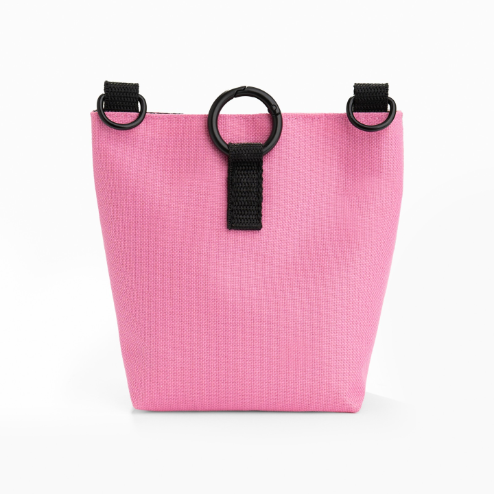 PIESY 🐕 Saszetka na smaczki różowa