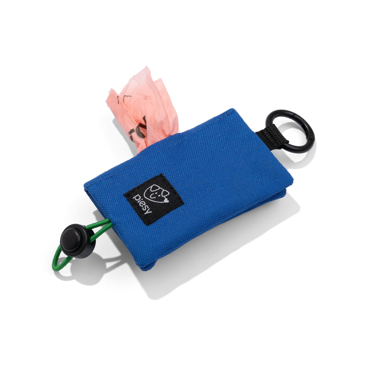 PIESY 🐕 Etui na woreczki niebieskie