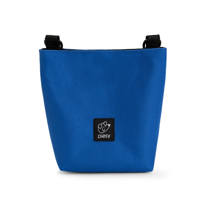 PIESY 🐕 Saszetka na smaczki niebieska