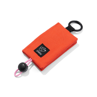 PIESY 🐕 Etui na woreczki pomarańczowe