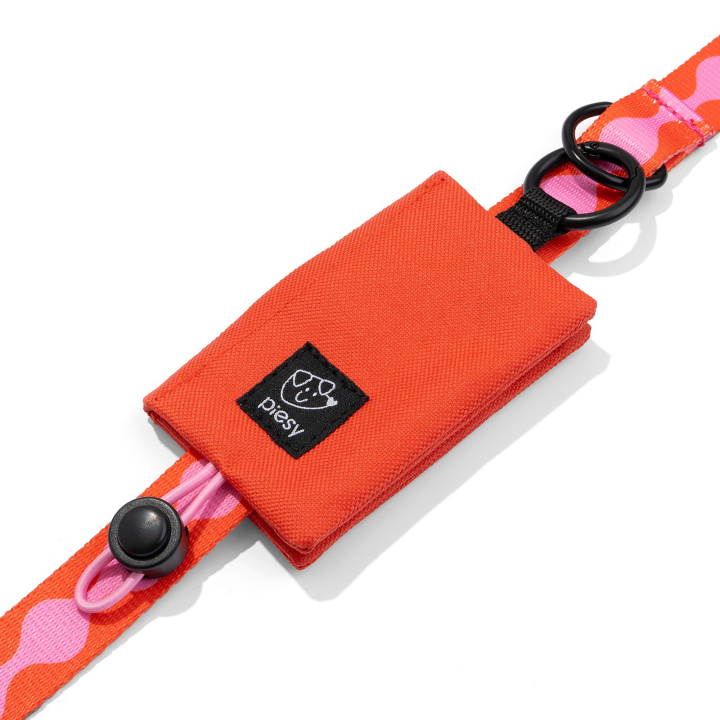 PIESY 🐕 Etui na woreczki pomarańczowe