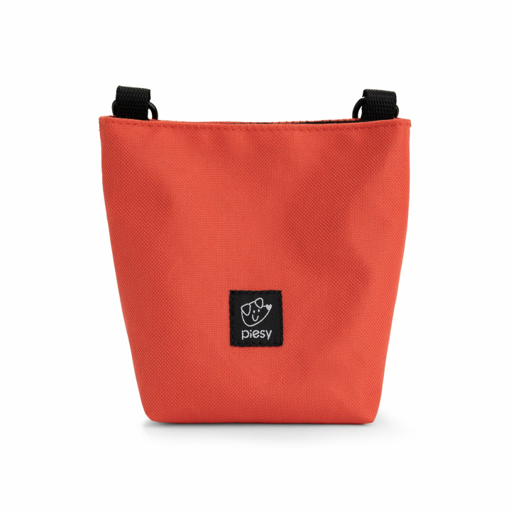 PIESY 🐕 Saszetka na smaczki pomarańczowa