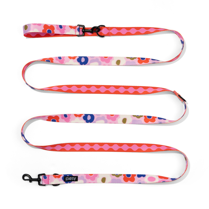 PIESY 🐕 Smycz przepinana "Floresy Fantasmagorie"