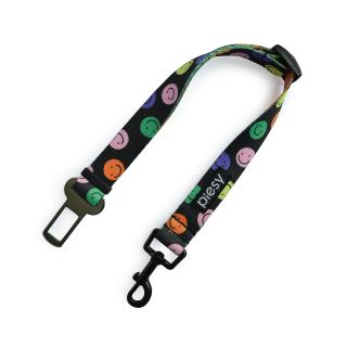 PIESY 🐕 Pas samochodowy "Pies Ci Buzię Lizał"