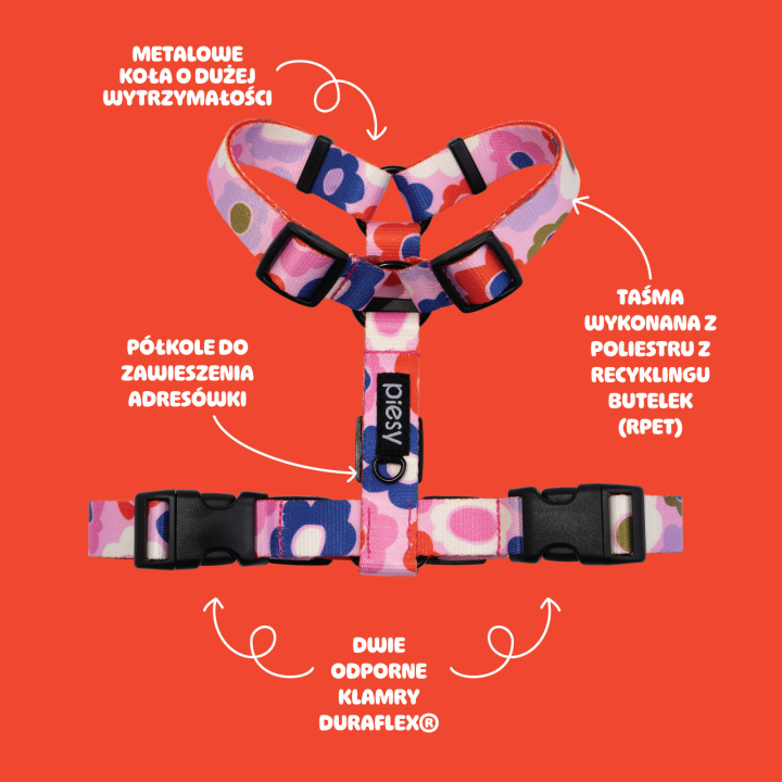 PIESY 🐕 Szelki guard "Floresy"