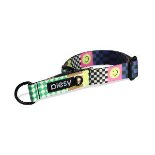 PIESY 🐕 Obroża Półzaciskowa "Psichodelia"