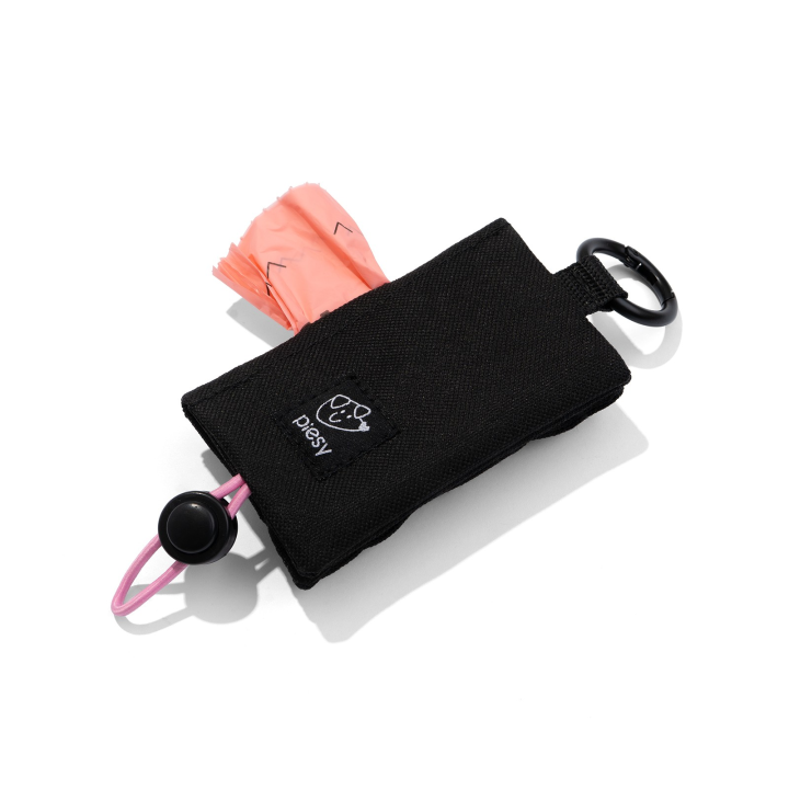 PIESY 🐕 Etui na woreczki czarne